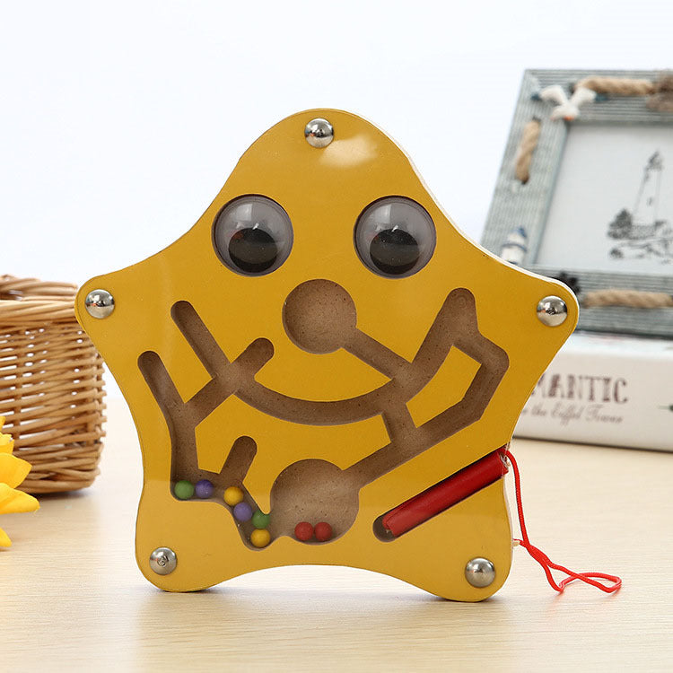 Magnetic Wooden Maze Puzzle Toy